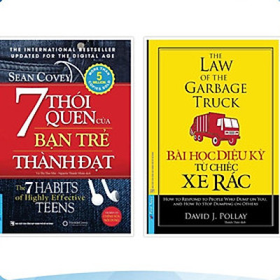 Combo 7 Thói Quen Của Bạn Trẻ Thành Đạt + Bài Học Diệu Kỳ Từ Chiếc Xe Rác (Khổ Lớn) - Bản Quyền