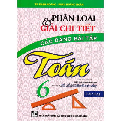 Sách - Combo Phân Loại Và Giải Chi Tiết Các Dạng Bài Tập Toán 6 (Tập 1+2- Bám Sát SGK Kết Nối Tri Thức Với Cuộc Sống)