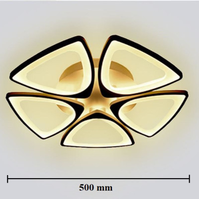 Đèn trần BIE kiểu dáng sang trọng 3 chế độ ánh sáng - kèm bóng LED chuyên dụng và điều khiển từ xa