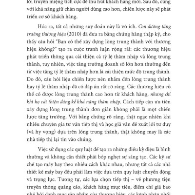 Sách - How Brands Grow - Con Đường Tăng Trưởng Thương Hiệu - Ứng Dụng