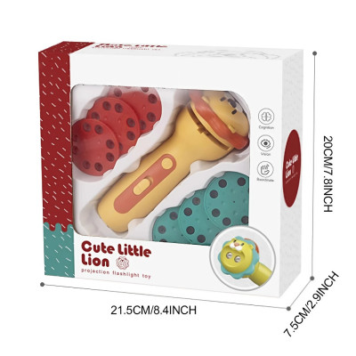 Mô hình Đèn chiếu khủng long, Đồ chơi đèn chiếu động vật DM401W - DUMOON