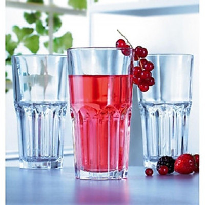 Bộ 6 cốc thủy tinh Luminarc Granity 360ml G3655, thủy tinh chịu va đập tốt, chống xước ưu việt