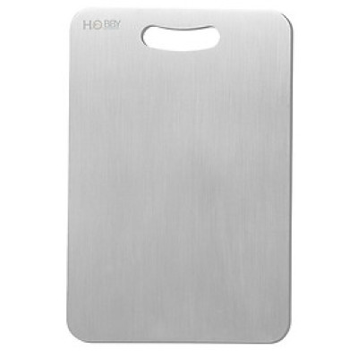 Thớt inox 304 kháng khuẩn dòng đặc ruột Hobby home decor TH 3 size tùy chọn
