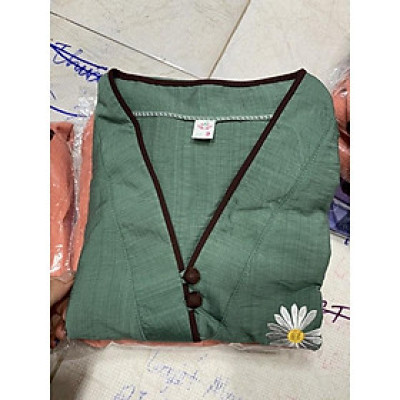 áo lam đi chùa, thời trang nữ, đồ bộ, hottrend hoa cúc
