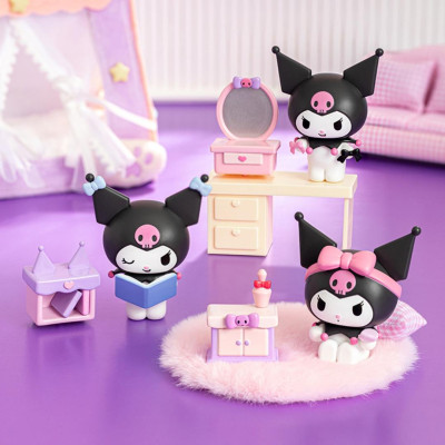 Đồ Chơi Mô Hình Hộp Mù Kuromi - Happy Holiday - Moetch MX04 (Sản Phẩm Bên Trong Là Ngẫu Nhiên)