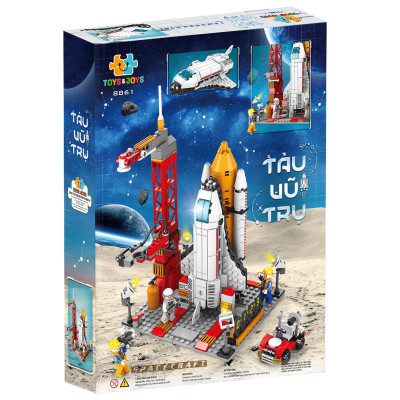 Đồ Chơi Lắp Ráp Tàu Vũ Trụ - Spacecraft - Toys&Joys 8861 (494 Mảnh Ghép)