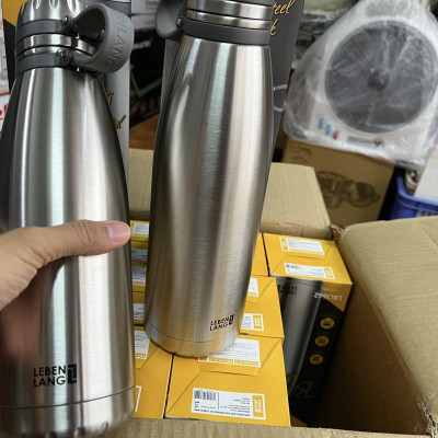 Bình giữ nhiệt Inox 316 Lê Bên Làng LBL1662 dung tích 1100ml kèm lõi lọc trà