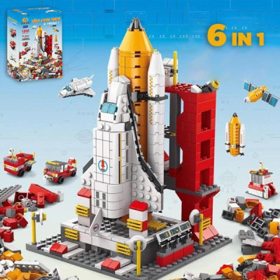 Đồ Chơi Lắp Ráp Tàu Con Thoi 6 Trong 1 - Space Shuttle - Toys&Joys 8832-1 (1000 Mảnh Ghép)