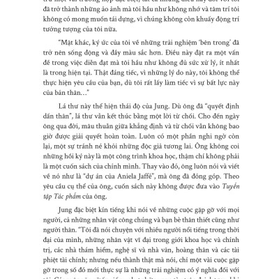 Sách - Hồi Ức, Giấc Mơ, Suy Ngẫm - Hành Trình Vào Nội Tâm Của Carl Jung – Nơi Ký Ức, Giấc Mơ Và Triết Lý Giao Thoa