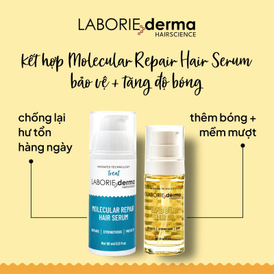 Dầu dưỡng bảo vệ tóc, giúp tóc bóng mượt và chắc khỏe LABORIE derma Lipid Bond Hair Oil - 30ml