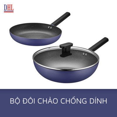 Chảo xào chống dính lòng sâu vân đá cao cấp Mitomo Cooker King siêu bền- Hàng chính hãng