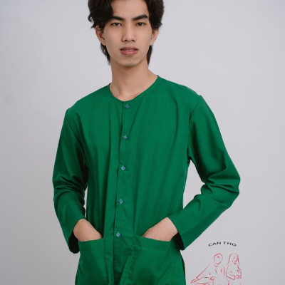 BIGSIZE Bộ bà ba Cate màu xanh lá- Miền tây giá rẻ- Có bộ bà ba Bigsize- Bà ba sỉ toàn quốc, may áo bà ba theo yêu cầu