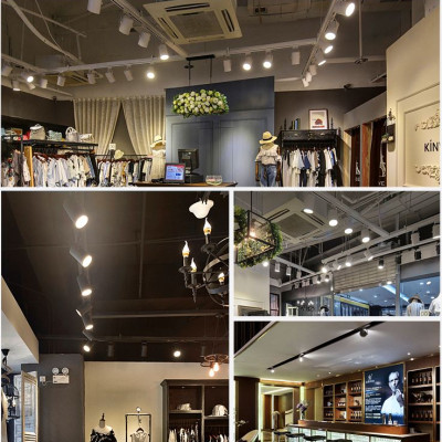 Combo 3 đèn rọi ray 20W + 1 ray 1 mét vỏ trắng CN700 cao cấp