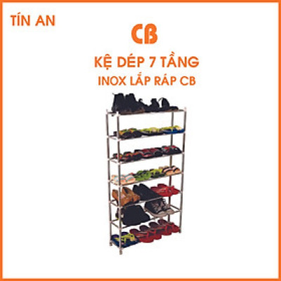 [CHÍNH HÃNG] Kệ Inox để giày dép Prota Siêu bền 7 Tầng CB– Bảo hành 6 tháng – Cam kết 1 đổi 1