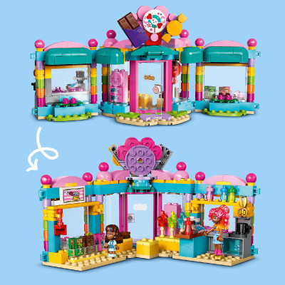 Đồ Chơi Lắp Ráp Cửa Hàng Kẹo Ngọt Thành Phố Heartlake LEGO FRIENDS 42649 (376 Chi Tiết)