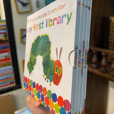 Sách - The Very Hungry Caterpillar My First Library by Eric Carle - Ngoại văn Thiếu nhi Nhập khẩu