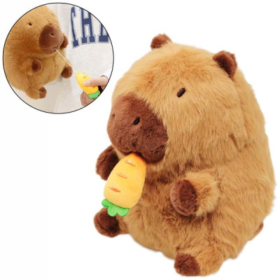Thú Bông Capybara Cà Rốt 22 cm - Nuan Nuan CHLBST22-22CM