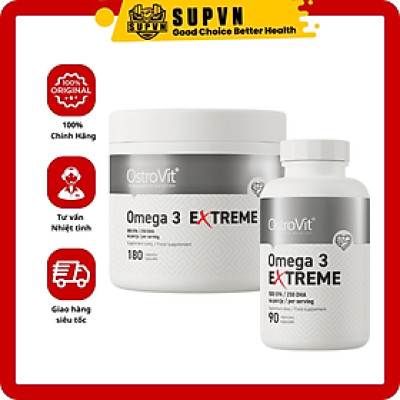 Ostrovit Omega 3 Extreme - Cải Thiện Sức Khỏe Tim Và Xương Khớp, Duy Trì Khối Lượng Cơ Bắp