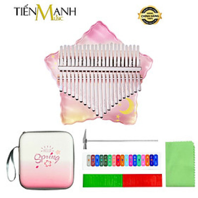 Đàn Kalimba Hluru KWVFG17, KWVFP17, KWVFM17, KWVFT17 -  17 Phím Acrylic Trong Suốt Hàng Chính Hãng