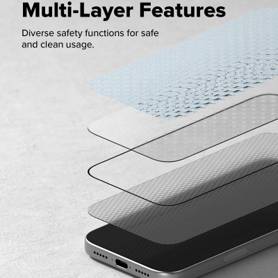 [Combo 2] Dán cường lực cho iPhone 17 Pro Max / 17 Pro / 17 / Air RINGKE Easy Slide Tempered Glass - Hàng Chính Hãng