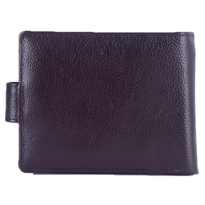 Bóp nam da bò bấm nút màu da, đen, nâu HT2141-42-43