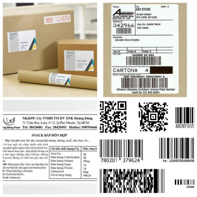 Nhãn Liên Tục, Giấy Decal Brother DK-22210 (29mmx30.48m) - Hàng chính hãng