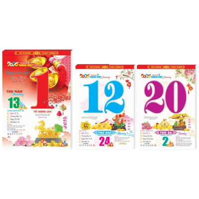 Lịch Bloc Cực Đại 2026 - Mã Đáo Thành Công - Sách Thời Đại STĐ-NST02