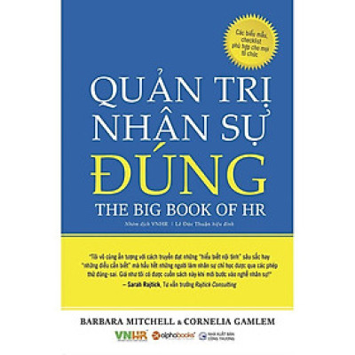 Quản Trị Nhân Sự Đúng - The Big Book Of HR - Bản Quyền