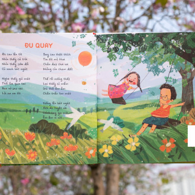 Combo Cùng Con Nói Hay Nghĩ Đẹp 2 cuốn Bìa cứng - Sách thơ phát triển Tư duy và Ngôn ngữ cho bé 1-12 tuổi