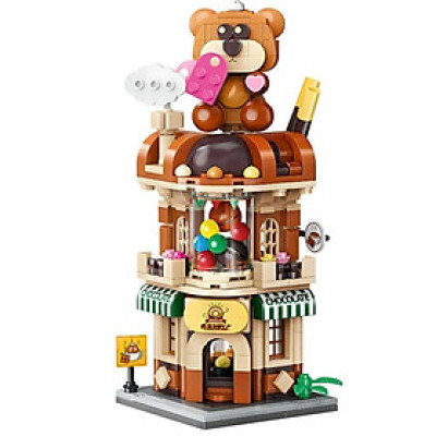 KEEPPLAY - K28030 Bộ xếp hình mô hình nhà máy chocolate (KT 103*87*202 mm)