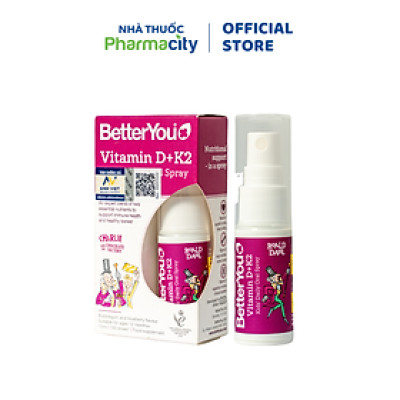 Thực phẩm bảo vệ sức khỏe BetterYou Vitamin D+K2 Kids