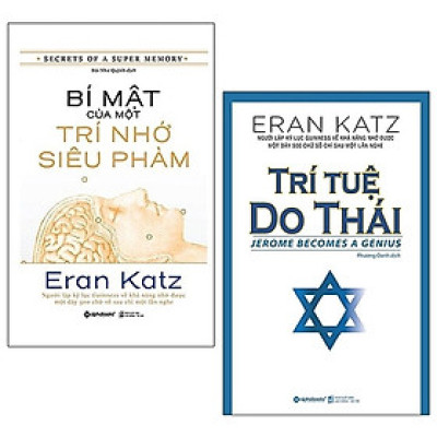 [ Thăng Long Books ] Sách: Bí Mật Của Một Trí Nhớ Siêu Phàm + Trí Tuệ Do Thái