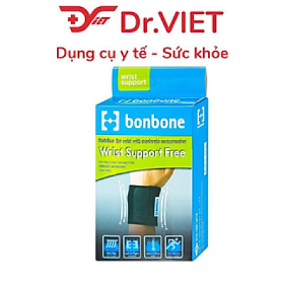 Đai nẹp cổ tay bonbone Wrist Support Free - Hỗ trợ cố định cổ tay, giảm rung lắc và hạn chế bong gân