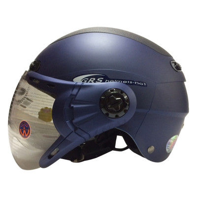 Mũ Bảo Hiểm GRS A102K - Xanh Nhám Line Đen