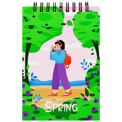 Sổ Lò Xo Note 4 Mùa A6 - Kẻ Ngang - 160 Trang 80gsm - The Sun - Spring