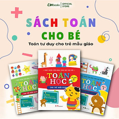 Combo 6 cuốn: Phát triển tiềm năng toán học cho trẻ - Toán  học cho trẻ mẫu giáo - Lớp chồi, Lớp lá, Lớp mầm (Tái bản 2021)- 2HBooks