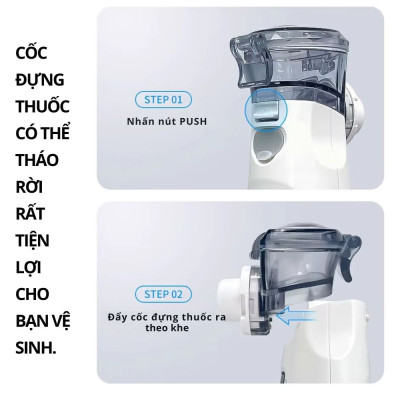 Máy Xông Khí Dung Cầm Tay Kachi YS35: Giải Pháp Hô Hấp Linh Hoạt Mọi Lúc, Mọi Nơi - hàng chính hãng