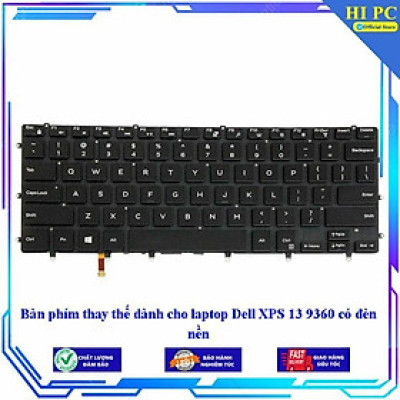 Bàn phím dùng cho laptop Dell XPS 13 9360 có đèn nền  - Hàng Nhập Khẩu New Seal