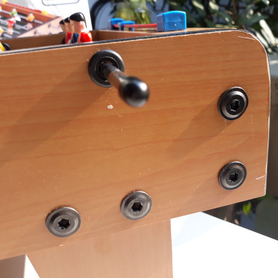 Bàn bi lắc mini 50cm bằng gỗ có 6 tay cầm