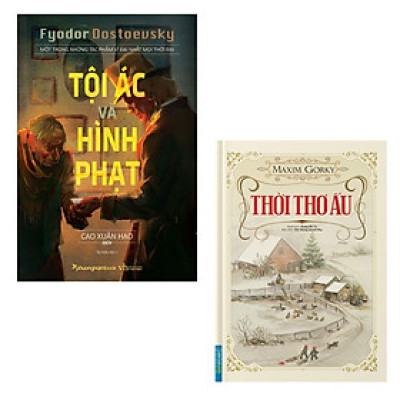Combo 2 Cuốn Văn Học Kinh ĐIển Nga: Thời Thơ Ấu + Tội Ác Và Hình Phạt