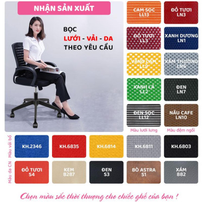Ghế xoay nhân viên SMLIFE Casper