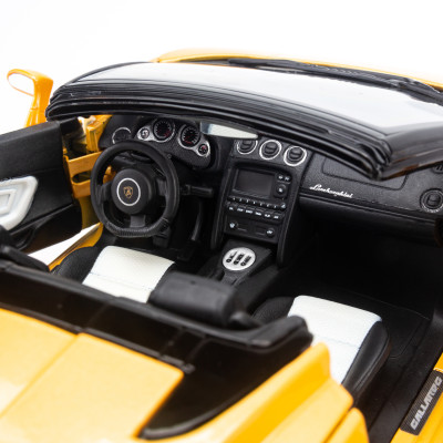 Mô Hình Xe Lamborghini Gallardo Spyder Yellow 1:18 Bburago - MH18-12016