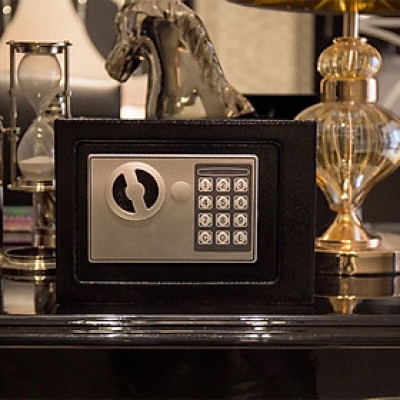 KÉT SẮT ĐIỆN TỬ CHỐNG CHÁY, KÉT SẮT MINI KHOÁ ĐIỆN TỬ CÓ KHE ĐÚT TIỀN