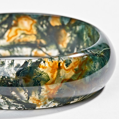 Vòng Ngọc Băng Thủy Tảo Huyết Ni 60 Ngọc Quý Gemstones