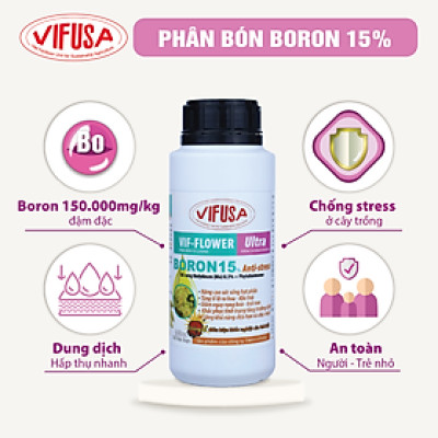 VIF-FLOWER Ultra - Phân bón Boron 15 chai 500ml