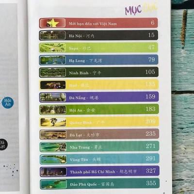 Sách - combo: Ngữ Pháp Hán Ngữ Thực Dụng  +Du lịch Việt Nam ẩm thực và cảnh điểm có phiên âm có mp3 nghe + DVD tài liệu