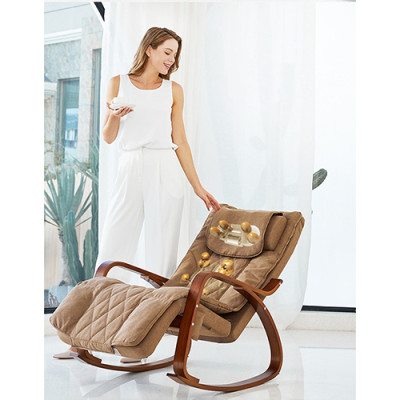 Ghế Massage Toàn Thân Nikio NK-155 - Kỹ Thuật Mát Xa Shiatsu Nhật Bản, Xoa Bóp Chuyên Sâu, Công Nghệ Rung Tần Số Cao Kết Hợp Nhiệt Hồng Ngoại Tân Tiến - Ghế Bập Bênh Thư Giãn, Giảm Stress Tại Nhà - Cải Thiện Sức Khỏe Và Chất Lượng Giấc Ngủ