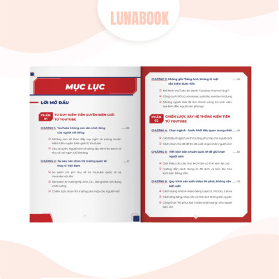 Combo 2 cuốn sách: Kinh nghiệm thực chiến kiếm tiền xuyên biên giới từ Youtube và Công cụ AI để sản xuất content tự động