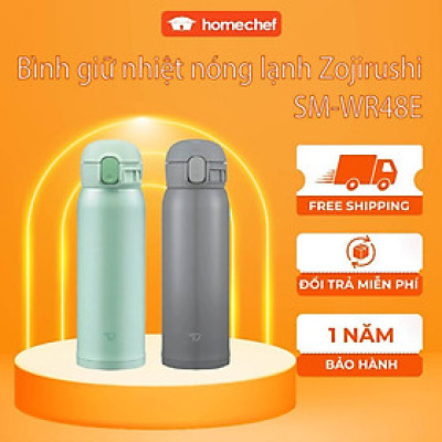 Bình giữ nhiệt nóng-lạnh Zojirushi 480ml SM-WR48E, sản xuất tại Thái Lan, bảo hành giữ nhiệt 1 năm | Hàng chính hãng