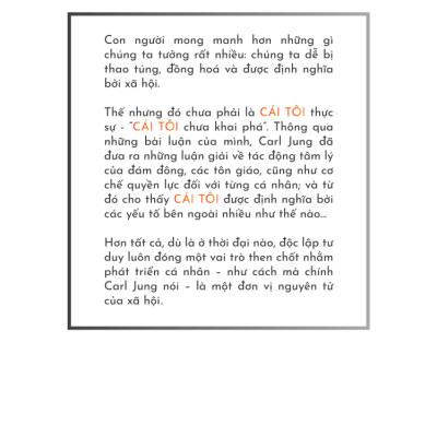 Sách - Cái "Tôi" chưa khai phá